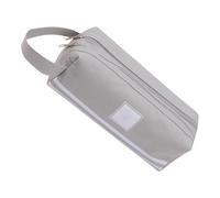 Générique Trousse Double Compartiment Scolaire Toile, Trousse à Crayons Grande Capacité avec 2 Compartiments pour Fille Garcon, Portable Trousse Crayon Pencil Case avec PoignéE pour ÉCole Et Bureau