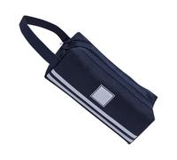 Générique Trousse Double Compartiment Scolaire Toile, Trousse à Crayons Grande Capacité avec 2 Compartiments pour Fille Garcon, Portable Trousse Crayon Pencil Case avec PoignéE pour ÉCole Et Bureau