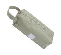 Générique Trousse Double Compartiment Scolaire Toile, Trousse à Crayons Grande Capacité avec 2 Compartiments pour Fille Garcon, Portable Trousse Crayon Pencil Case avec PoignéE pour ÉCole Et Bureau