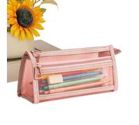 Générique Trousse En Filet Mesh Double Couche Portable Grande Capacité