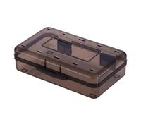 Générique Trousse Plastique Transparente Grande Capacité Rangement Bureau | Couvercle clipsé sécurisé, Grand espace de stockage, Design transparent moderne, Empilable pour gagner de la place