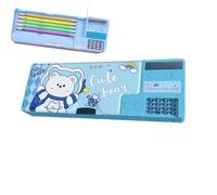 Générique Trousse Pop Up pour Filles,Trousse Pop Up,Organisateur de boîte à stylos | Trousse Multifonction Pop-Up, boîte à stylos, Porte-Crayon avec Calculatrice pour étudiants
