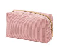 Générique Trousse Scolaire à Crayons Velours Côtelé Grande Capacité, Simple Trousse à Crayons Zippée, Sac de Rangement Portable Trousses, Trousses Ecole pour Fille Garçon