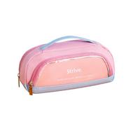 Générique Trousse Scolaire Extensible en Oxford,Transparente Étudiants