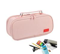 Générique Trousse Scolaire Lycée, Pochette À Crayon Portable Grande Capacité, Pochette à Stylos pour Bibliothèque Atelier Maison Dortoir Poterie Salle de Classe Loisirs Créatifs Extérieur Bureau