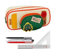 Générique Trousse Scolaire Mignonne,Pochette Cartoon de Rangement pour Crayons - Fournitures Scolaires Mignonnes avec Compartiment Spacieux pour École et Bureau