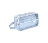 Générique Trousse Transparente Double Compartiment Grande Capacité Bureau
