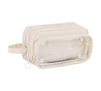 Générique Trousse Transparente Grande Capacité Rangement Études Bureau | Transparente visibilité immédiate,Grande capacité surprenante,Matière résistante facile nettoyable,Léger compact multi-usage