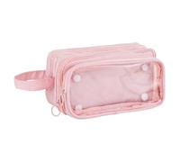 Générique Trousse Transparente Grande Capacité Rangement Études Bureau | Transparente visibilité immédiate,Grande capacité surprenante,Matière résistante facile nettoyable,Léger compact multi-usage