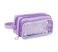 Générique Trousse Transparente Grande Capacité Rangement Études Bureau | Transparente visibilité immédiate,Grande capacité surprenante,Matière résistante facile nettoyable,Léger compact multi-usage