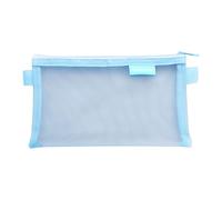 Générique Trousse Transparente Mesh Grande Capacité Lot 9 Couleurs | Grande capacité de rangement, Léger et compact, Idéal pour études, bureau ou voyage, Contenu visible en un coup d'œil