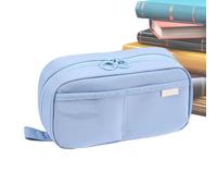 Générique Trousses Scolaires - avec Poignée Grande Ouverture Portable Mignon Organisateur De Stylos - Sac De Rangement Trousse À Crayons | pour Élèves, Garçons, Filles, Adolescents et