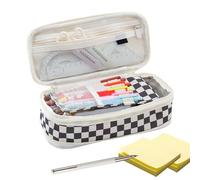 Générique Trousses Scolaires - Pochette De Rangement pour Stylos - Organisateur Double Fermeture Éclair pour Fournitures Artistiques Créatives Esthétiques Collège Adolescentes