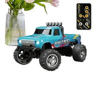 Générique Truck for Kids - Small Electric Car, Mini véhicule Distant | Camion Hors Route Rechargeable de 2,4 GHz, Coureur léger LED, Jouet Robuste à l'échelle 1:64, véhicule Aventure en Plein air