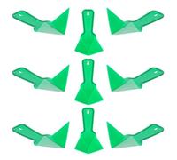 Générique Truelle À Plâtre À Coins Arrondis 10 Pièces Plastique Vert Outils De Finition Pour Angles Cloisons Sèches Usage Professionnel De Rénovation
