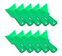Générique Truelle D'angle en Plastique Vert 10pcs pour Finition des Cloisons Sèches, Facile à Utiliser Stabilité, pour Rénovation Intérieure