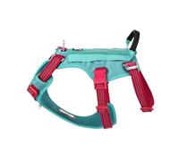 Générique Truelove Escape Proof Pet Harness No Pull Reflective Adjustable Soft Padded Vest Service Dog Handle Climbing TLH7011(Pool Blue,M-Chest 56-69CM)