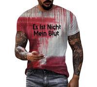 Générique Tshirt Homme Costume Halloween pour Manches Longues Chemises Boutonnières Shirts for Hommes Tshirts Multipack Vetehommet Zombie Vampire Work Ange T-Shirt Col Bateau Casual Deguisehommet