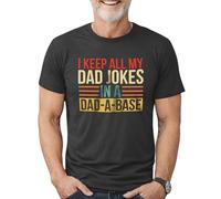 Générique Tshirt Homme Sport - Tee-Shirt Homme T-Shirts de Papa pour Hommes Je Garde Toutes Les blagues de Mon père dans Un t-Shirt de Base pour Papa T-Shirt de Papa pour Papa