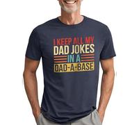 Générique Tshirt Homme Sport - Tee-Shirt Homme T-Shirts de Papa pour Hommes Je Garde Toutes Les blagues de Mon père dans Un t-Shirt de Base pour Papa T-Shirt de Papa pour Papa