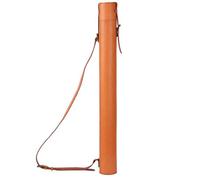 Générique Tube à Documents en Cuir de qualité supérieure - Rangement étanche for œuvres d'art, Impressions, Cartes, Affiches, Cannes à pêche et Clubs de Golf avec Sangle