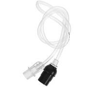 Générique Tube D’extension pour Machine à Ventouses, Tuyau D’aspiration Flexible Embout Noir en Caoutchouc, Accessoire pour Ventouse, Compatible Soins de Bien-relaxation