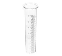 Générique Tube de Remplacement Cylindre Gradué Précis pour Pluviomètre en Verre Borosilicate 18 Cm Outil Météo Extérieur pour Mesure des Précipitations pour Jardin et Pelouse