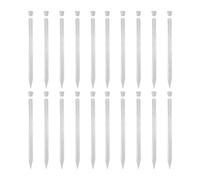 Générique Tubes D'aération pour 20 Pièces - Tubes D'aération du Sol 25 Cm,Pic Anti-Arrosage Excessif pour Pelouse Jardin Extérieur Intérieur Légumes