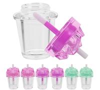 Générique Tubes de Gloss à Lèvres 7 Unités Rechargeables en Plastique Transparent pour Maquillage Soi-Même et Usage Professionnel Couleur Aléatoire