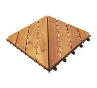 Générique Tuiles de terrasse 20 pcs Marron 30x30 cm Bois Massif d'acacia,Quincaillerie, Matériaux de Construction, Tapis & revêtements de Sol, Brun (Poids 14.4KG)