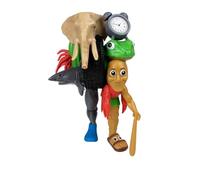 Générique Tung Tung Tung Sahur Figure Toy,Italian Brainrot Figures,Tralalero Tralala Figure,Desk Decorations Gifts for Colleagues and Friends (N)