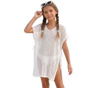 Générique Tunique de Plage en filet Filet pour Filles, légère et Respirante, Parfaite pour Couvrir Un Maillot de Bain Une pièce, séchage Rapide, Taille Enfant 7-12 Ans - Maillot De Bain Fille