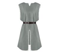 Générique Tunique Médiévale pour Homme, Ordre du Temple, Chevalier Costume Fantaisie du Moyen Âge pour Halloween, Déguisement, Cosplay