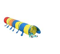 Générique Tunnel de Jeu pour Enfants avec 250 balles Multicolore 245 cm,Jeux & Jouets,Jeux de Plein air,Tentes & Tunnels d'activités,Multicolore,3.22 KG,3107761