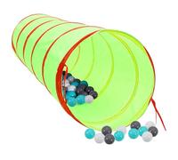 Générique Tunnel de Jeu pour Enfants avec 250 balles Vert 175cm Polyester,Jeux & Jouets,Jeux de Plein air,Tentes & Tunnels d'activités,Vert,2.96KG,3107758