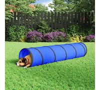 Générique Tunnel pour Chien Bleu Ø 40x200 cm Polyester,Jeux & Jouets,Jeux de Plein air,Tentes & Tunnels d'activités,Bleu,0.92 KG,172189