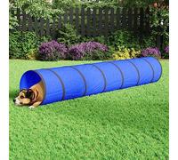 Générique Tunnel pour Chien Bleu Ø 50x300 cm Polyester,Jeux & Jouets,Jeux de Plein air,Tentes & Tunnels d'activités,Bleu,1.4 KG,172190