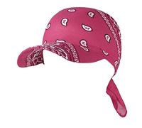 Générique Turban Femme Chapeau Souple Femme Bandana Femme avec Visière Casquette Visière Souple Femme Bandana Imprimé Fichus et Foulards de Tête pour la Perte des Cheveux DéContracté