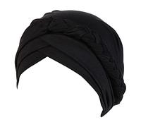 Générique Turbans Chimio pour Femme Bonnet Turban en Coton pré-noué Mode Musulmane Priere Coiffe Bandeau Bonnets Foulard Bandana