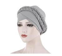 Générique Turbans Chimio pour Femme Coton Stretch Bonnet de Nuit Chapeaux Bandeau Foulard pré-noué Sleeping Hair Hijab Headwear Cap la Perte Cheveux Chimiothérapie,