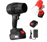 Générique Turbosweep Cordless Power Blower,Turbo Jet Blower, Cordless Turbo Super Power Air Duster, for Patio Cleaning, Blowing Leaves Dust, Blow Out Strong Wind in One Second (Black)