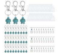 Générique Turtle Figurine Keyring - Sea Turtle Pendant Accessory, Good Luck Keychain, Decorative Charm, Durable Key Holder | Fun Gift Idea for Kids Adults Friends Family Everyday Usetravel companions