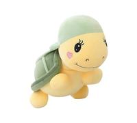 Générique Turtle Plush Toy, Stuffed Animal, Fidget Sensory Toy, Soft Decorative Doll, Car Home Party Decor, Idela for Playtime Companion, 9.84 inches, Yellow Green Color, 1 Piece