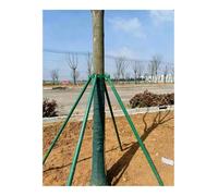 Générique Tuteur Arbre en Acier galvanisé, Support pour Jeunes Arbres | Cadre de soutien avec attaches pour arbres, jardins, plantations et aménagements paysagers(Tube 50x1.5mm/L 350CM)