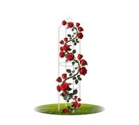 Générique Tuteur Plante Grimpante Obélisque de Jardin, Tuteur Tomates 190 cm, Jasmin Grimpant Exterieur Treillis Fleur Soutien de Arche de Jardin en Forme de Tour pour Plantes grimpantes(White)