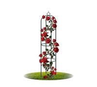 Générique Tuteur Plante Grimpante Obélisque de Jardin, Tuteur Tomates 190 cm, Jasmin Grimpant Exterieur Treillis Fleur Soutien de Arche de Jardin en Forme de Tour pour Plantes grimpantes(Green)