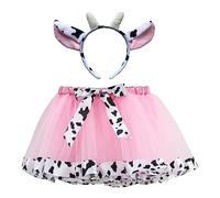 Générique Tutu Danse Classique Fille Ensemble Jupe Bandeau, Costume Ballet Élégant Fête, Tenue Spectacle Enfant Mignonne, Vêtement Récital Doux(2-4 Years)