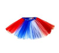 Générique Tutu Femme 3 Couches Tulle - Jupe Ballerine Adulte Adolescent Totem Rétro Années 80 - Jupe en Résille Patchwork Multicolore Sexy Costume pour Fête Halloween Carnaval