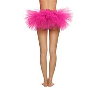 Générique Tutu Femme 5 Couches, Jupon Tulle Volume Cosplay, Costume Princesse Fête, Bas de Robe Mariage Spectacle Danse Extensible(One Size)