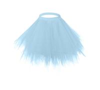 Générique Tutu Femme Déguisement Carnaval Jupe Jupe Classique Volants Dress Spectacle Élastique Jupes Danse Christmas Dress Carnavalesque pour Les Banquets De Noël Bleu Clair One Size